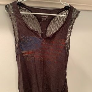 Free People American Flag Tank